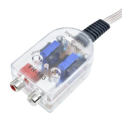 2-kanalni High to Low pretvornik – RCA Line Output Adapter za avtoradio 