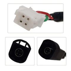 USB adapterski kabel – 4-pinski priključek za Volkswagen in Skoda, bližnji posnetek priključkov