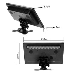 10,1" HD LCD monitor – mini zaslon za avto, TV in računalnik 