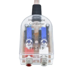 2-kanalni High to Low pretvornik – RCA Line Output Adapter za avtoradio 