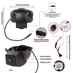 4K skriti dashcam za Honda Civic 2017-2020 – Plug & Play 