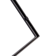 2 DIN vgradni okvir za avtoradio – univerzalni črni okvir 188 x 166 mm 