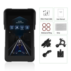 5” CarPlay zaslon za motor z quick release in daljinskim upravljalnikom 
