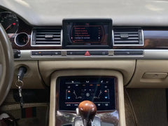 Audi A8 D3 (2005–2010) – digitalt klimapanel med LCD display