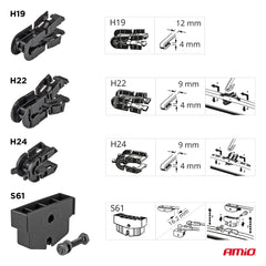 Ravna metlica brisalca 700 mm za tovornjak in avtobus