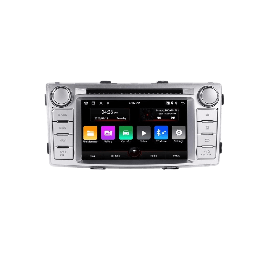 Toyota Hilux 12-15 - 7" radio z Apple CarPlay in Android Auto – Carmediaeurope.com