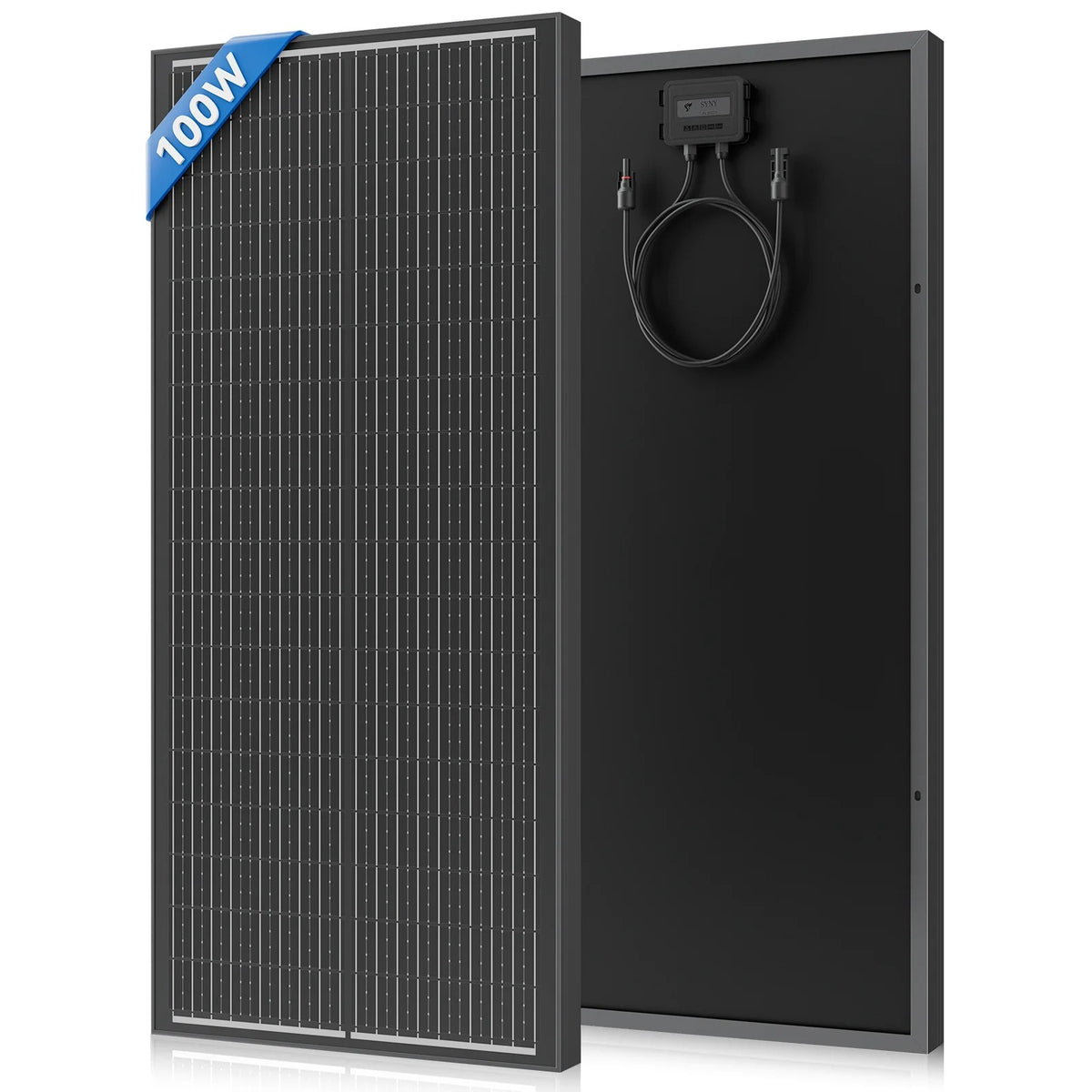 100W solarni panel – 2 kosa monokristalnih solarnih panelov (skupaj 200W) 