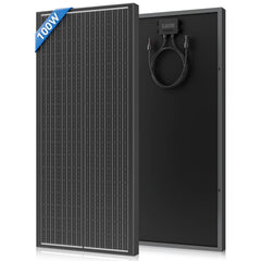 100W solarni panel – 2 kosa monokristalnih solarnih panelov (skupaj 200W) 
