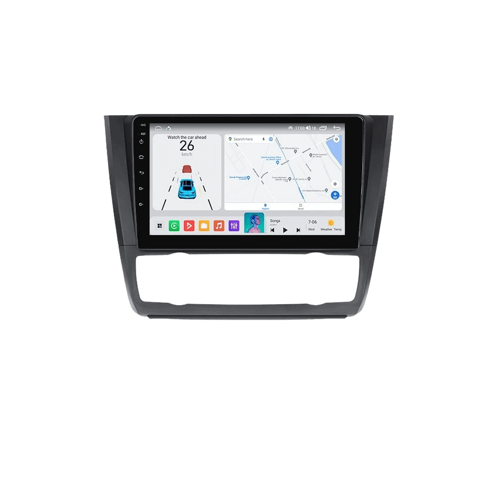 BMW 1-serija 04-11 - 9" radio z Apple CarPlay in Android Auto – Carmediaeurope.com