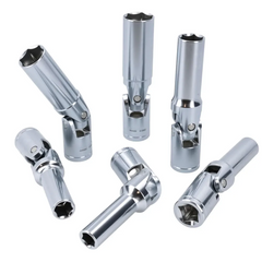 3/8” komplet ključa za svečke, 6-delni set 